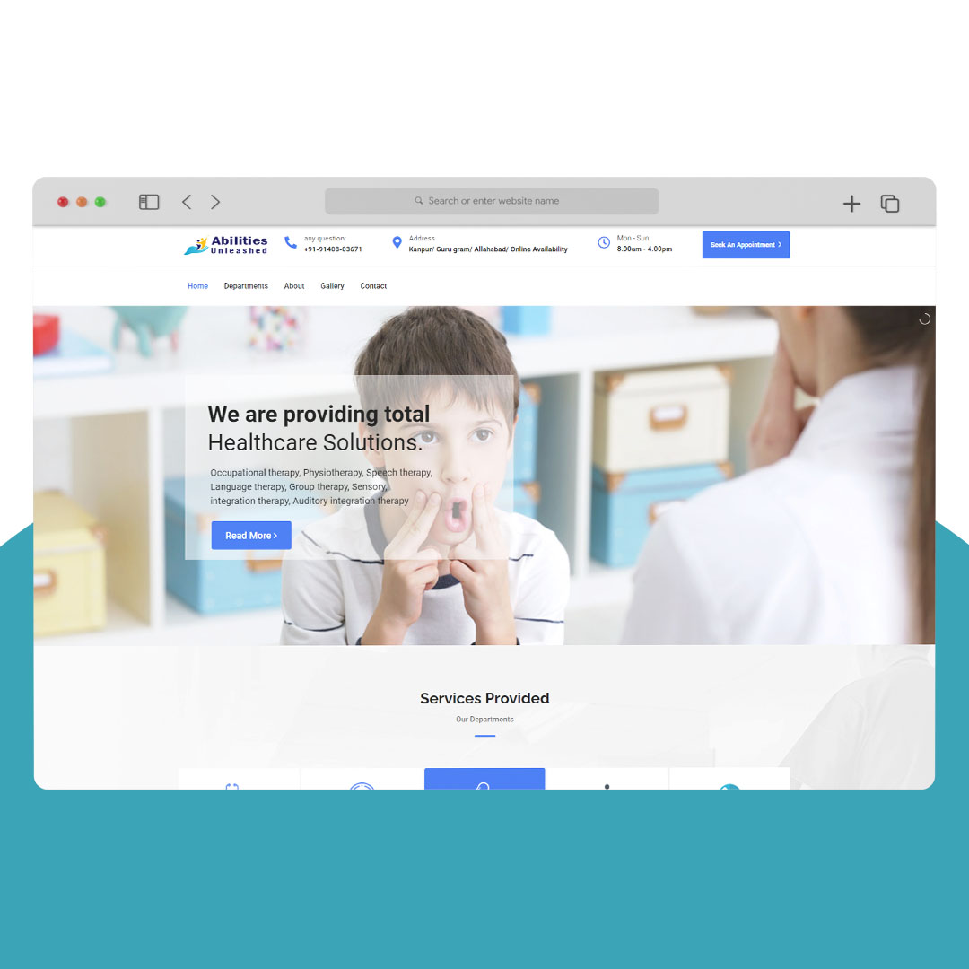 Abilities Unleashed (Website) Medical Website