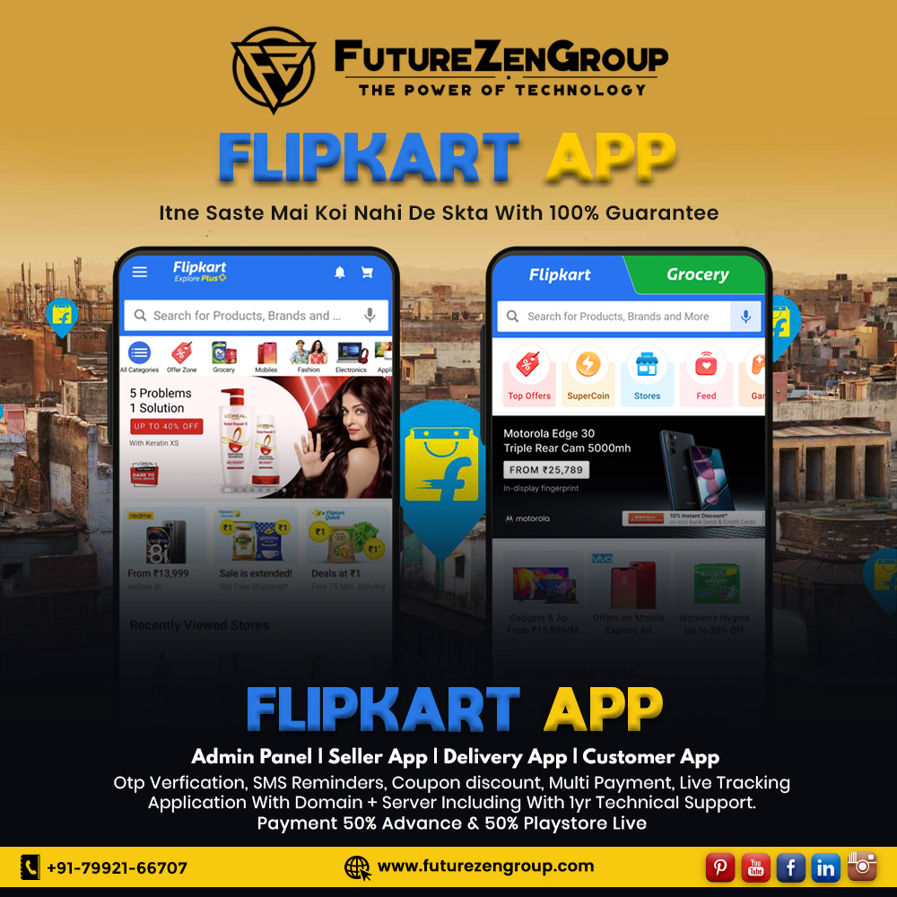 flipkart Flipkart App (Multi-Vendor) Application