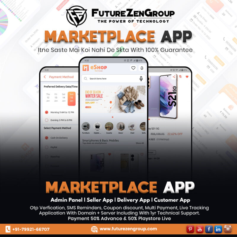 Marketplace App Multivendor / Marketplace eCommerce App And Website