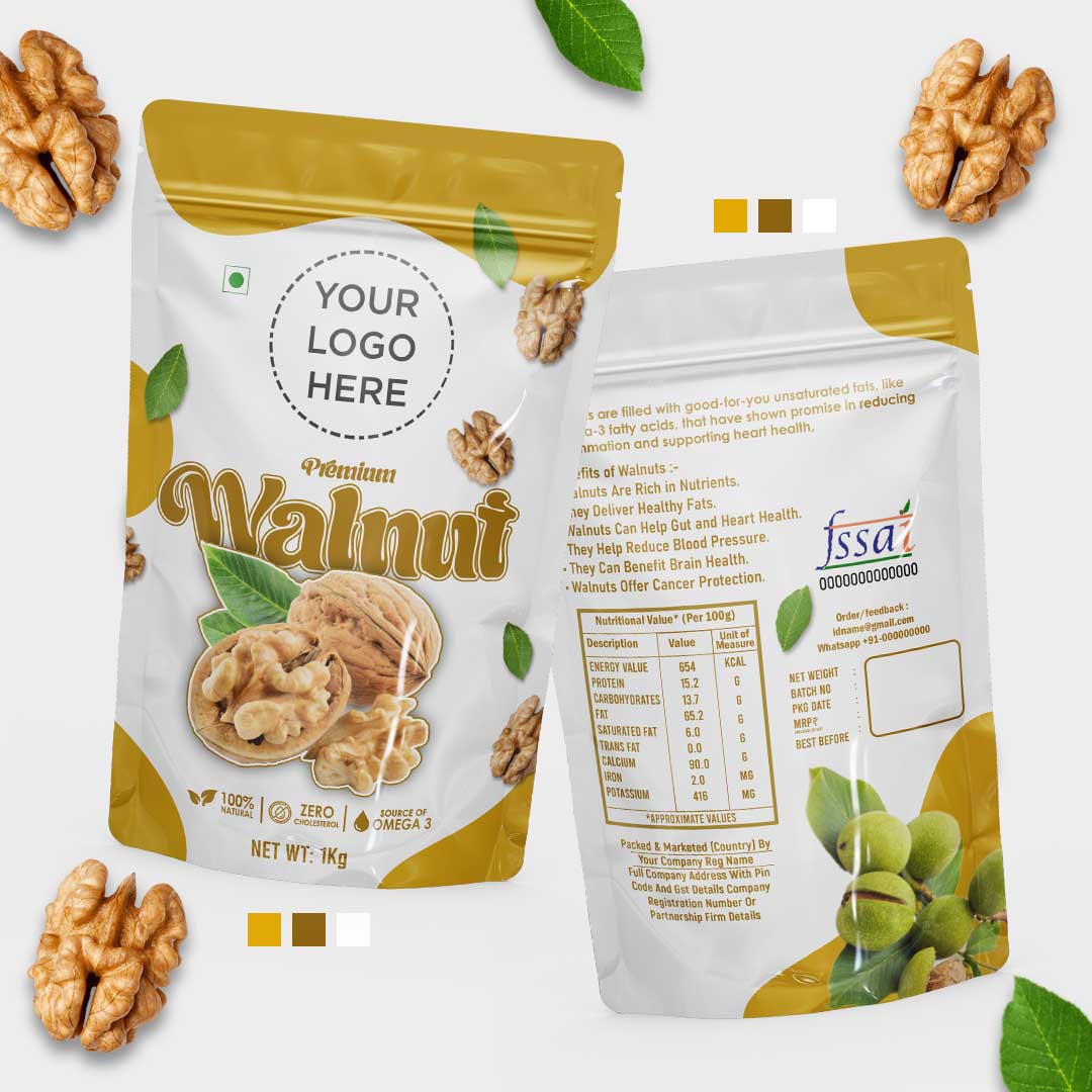Walnut Walnut Packaging Design PSD
