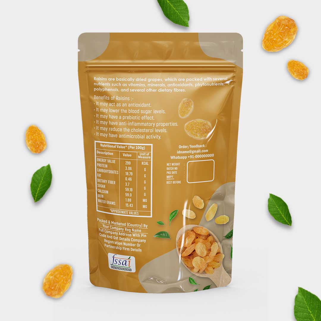 Raisins 3 Raisins Packaging Design PSD - Image 3