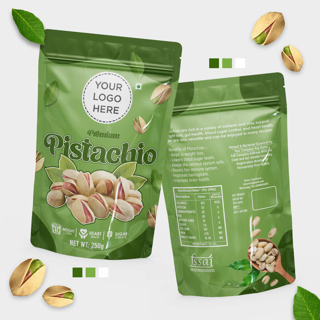 Pistachio Post Pistachio Packaging Design PSD