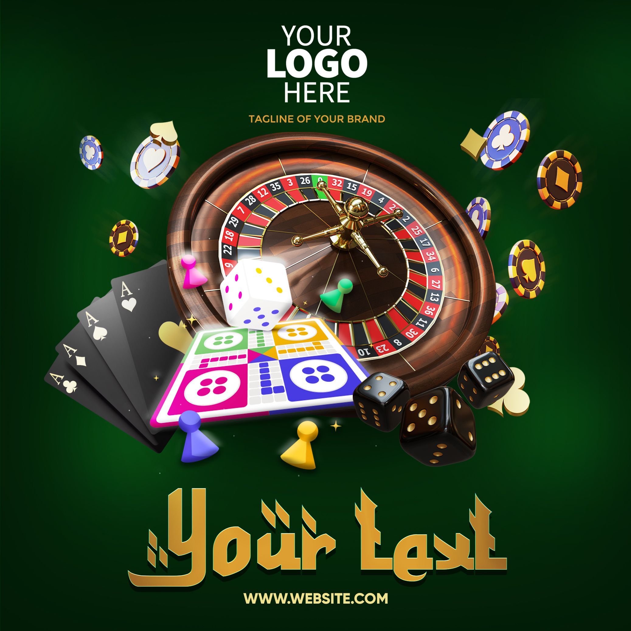 POST 1 Web Premium Casino & Gambling Content PSD Post's