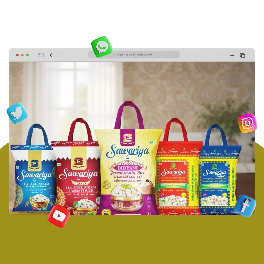 Sawariya (Digital Marketing) Rice Brand