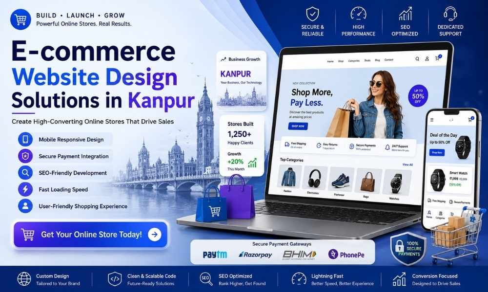E-commerce Website Design Solutions in Kanpur