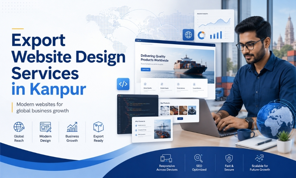 Export Website Design Services in Kanpur