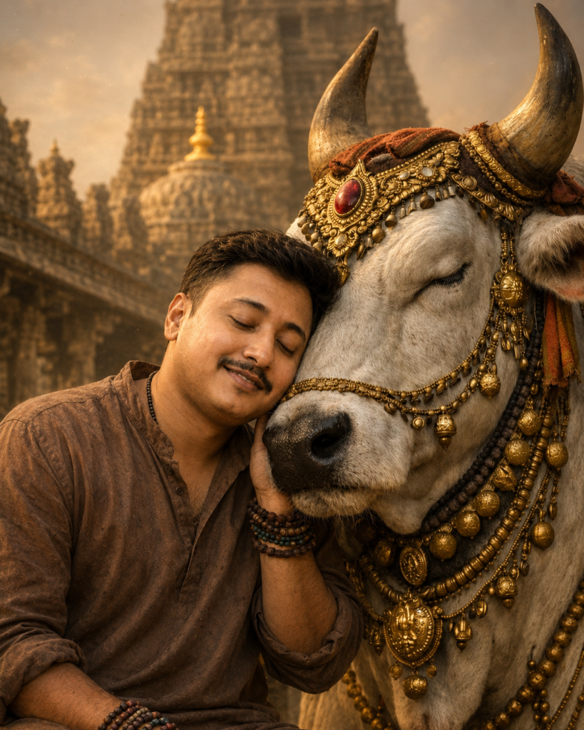 Posing With Nandi Prompt - ChatGPT Prompt for Ultra-Realistic