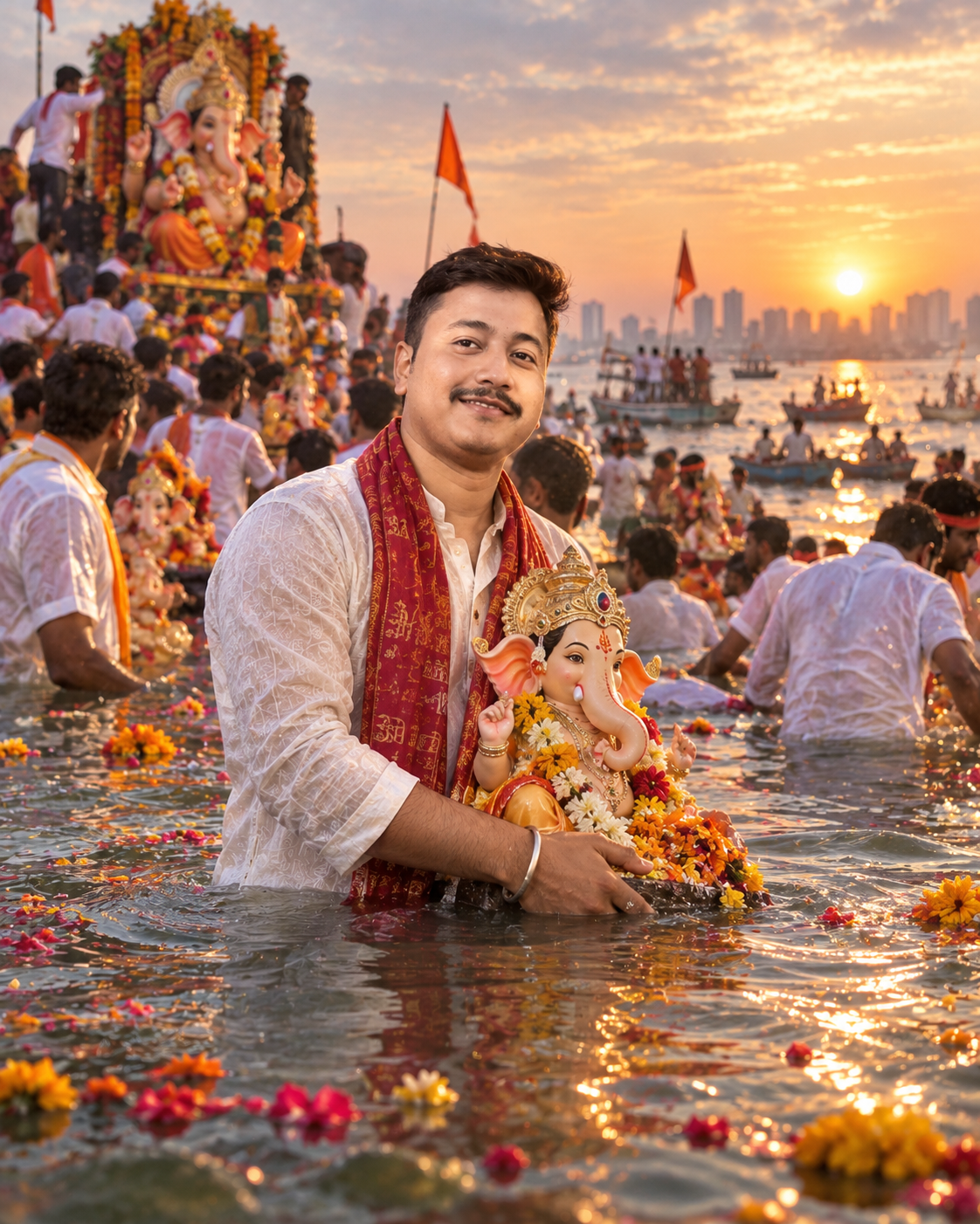 Ganpati Visarjan – ChatGPT Prompt for Ultra-Realistic